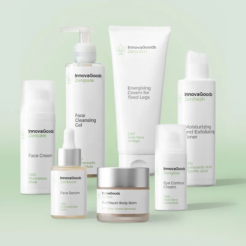 Routinepakket voor Gezicht en Lichaam CBD InnovaGoods