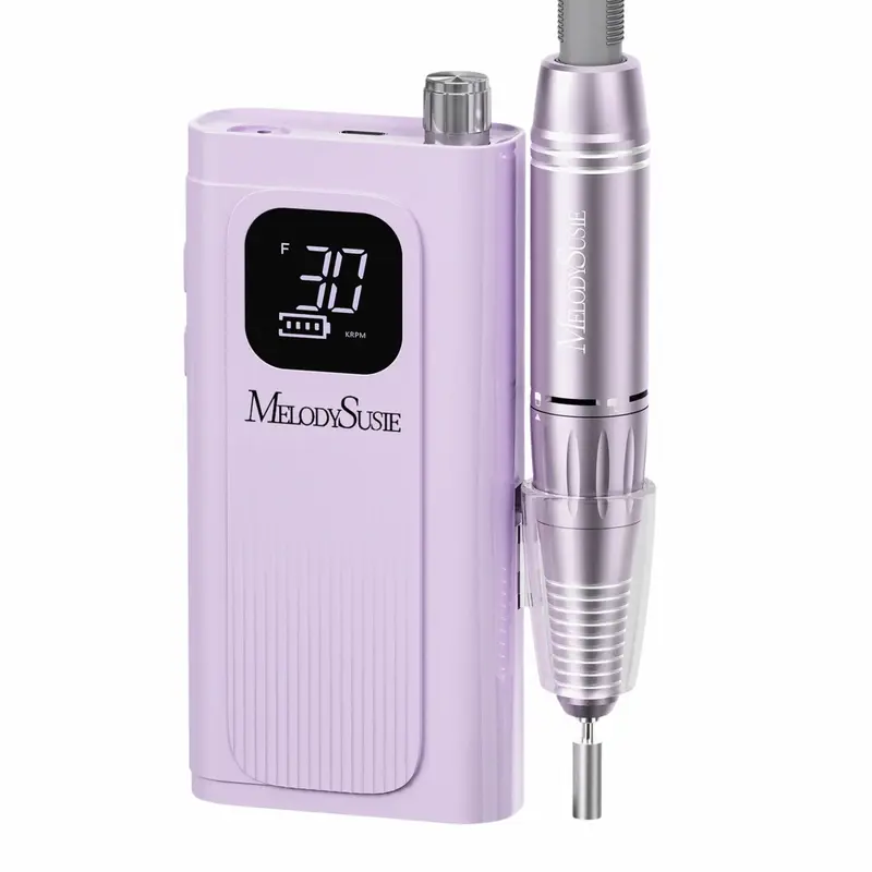 SC300F Clip On Rechargeable Nail Drill 30.000RPM Purple