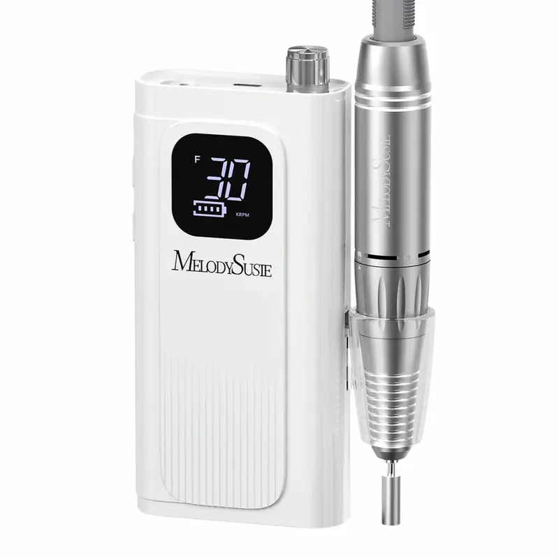 SC300F Clip On Rechargeable Nail Drill 30.000RPM White