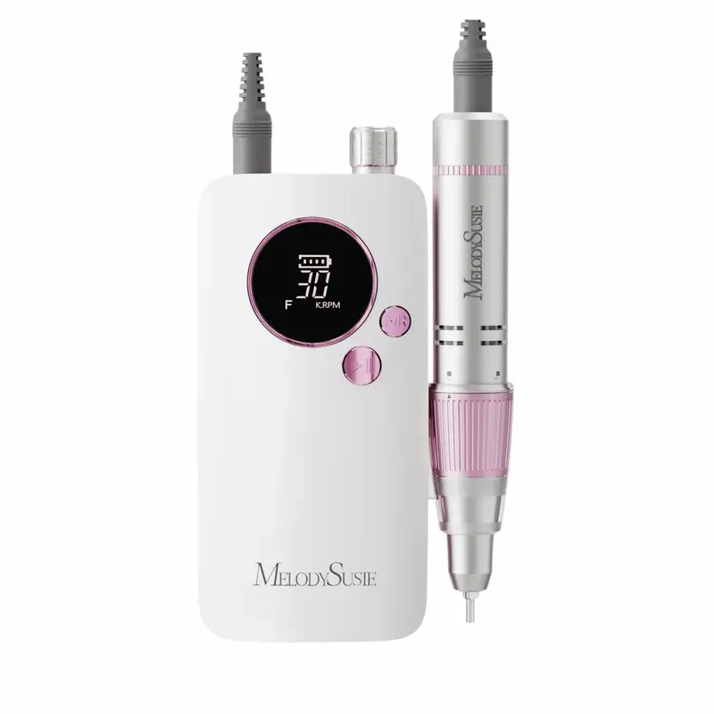 SC320F Clip On Rechargeable Nail Drill 30.000RPM Pink