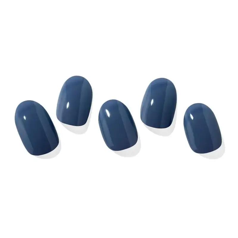 Semi Cured Gel Nail Strips N Cream Indigo