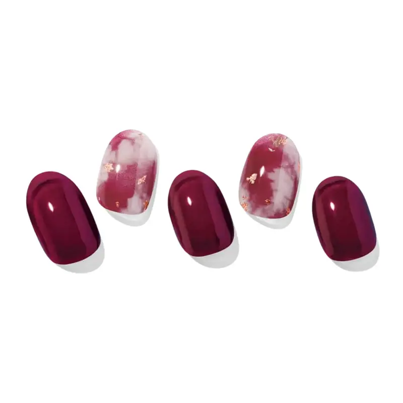 Semi Cured Gel Nail Strips N Mulberry