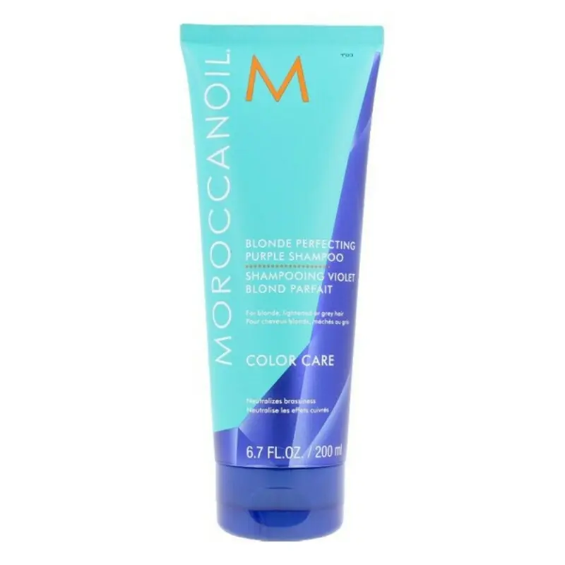 Shampoo Blonde Perfecting Moroccanoil MO-PUSH200 (200 ml)