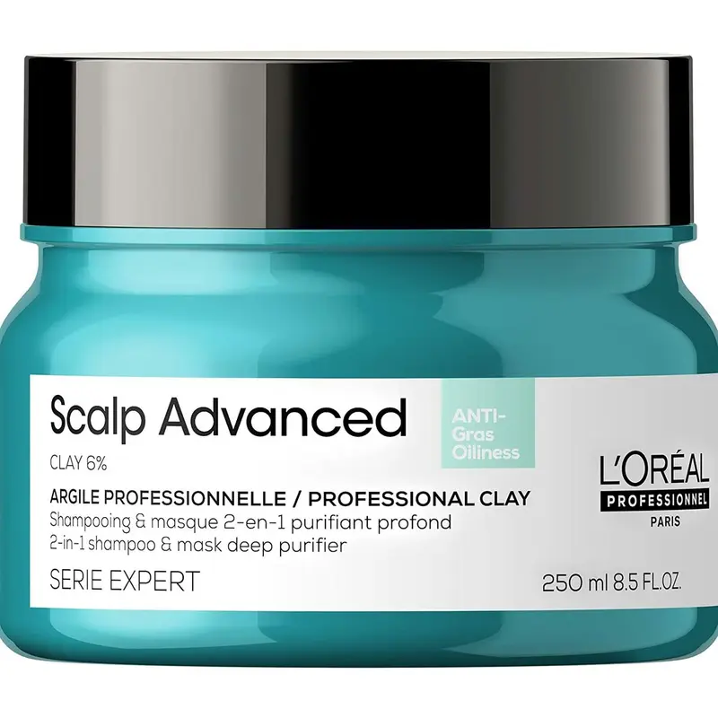 Shampoo L'Oreal Professionnel Paris Scalp Advanced 250 ml Masker 2 in 1
