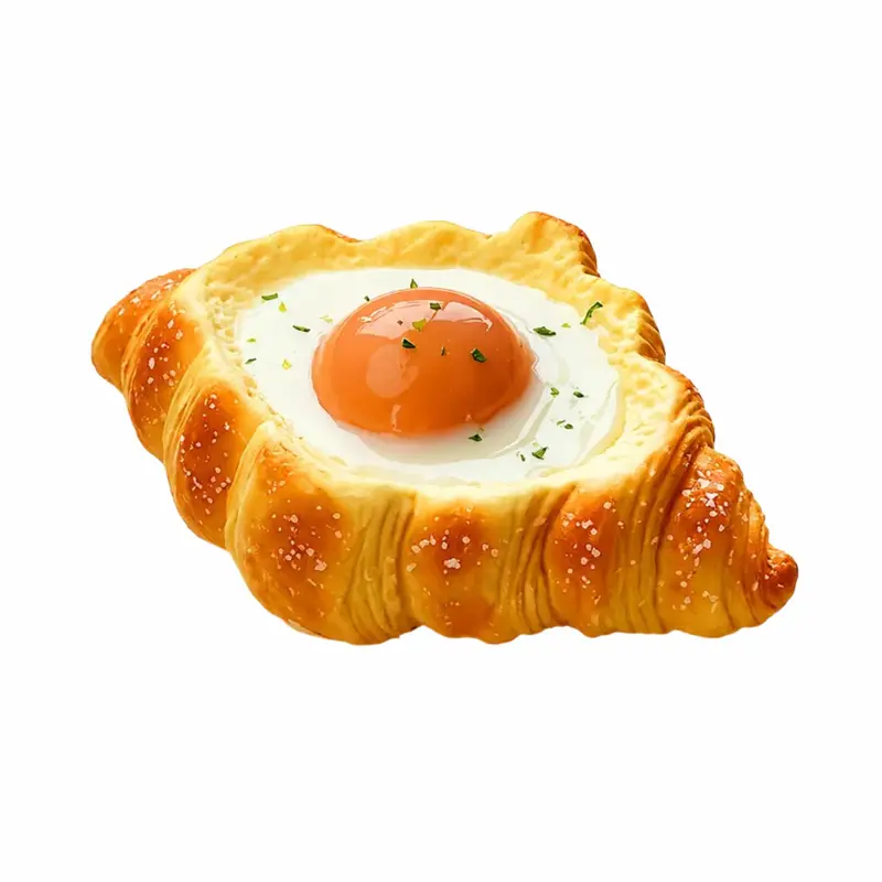 Slow Rise Scented Croissant Egg Toast Squishy