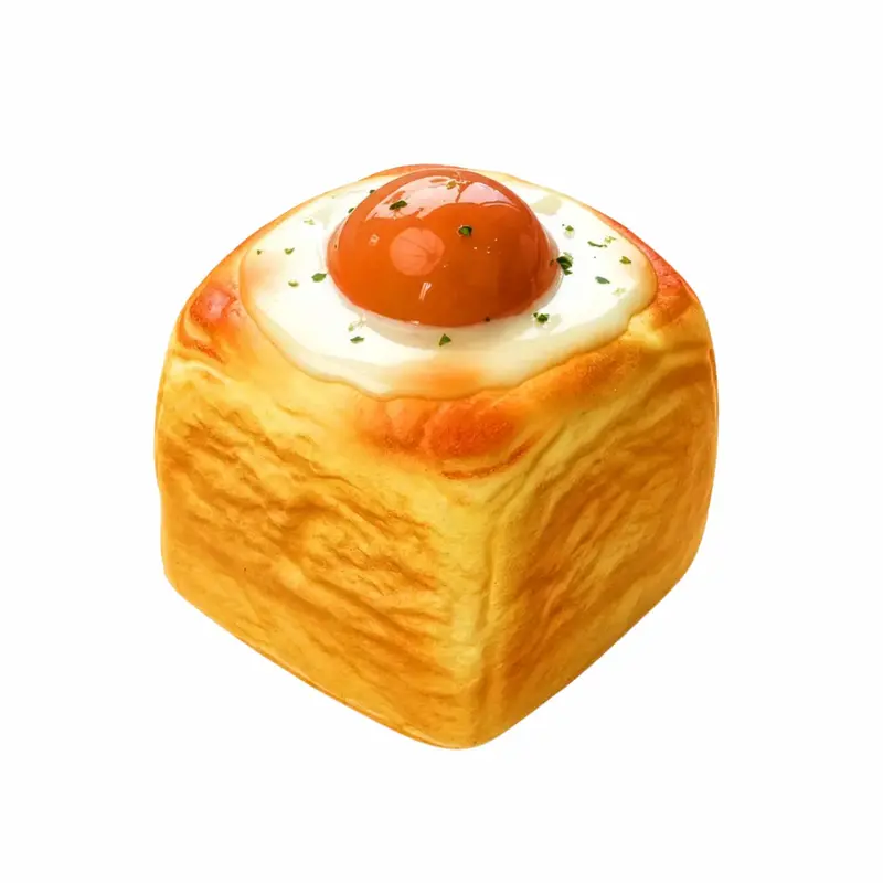 Slow Rise Scented Egg Toast Squishy