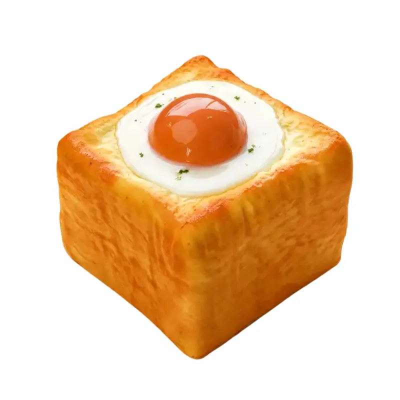 Slow Rise Scented Square Egg Toast Squishy