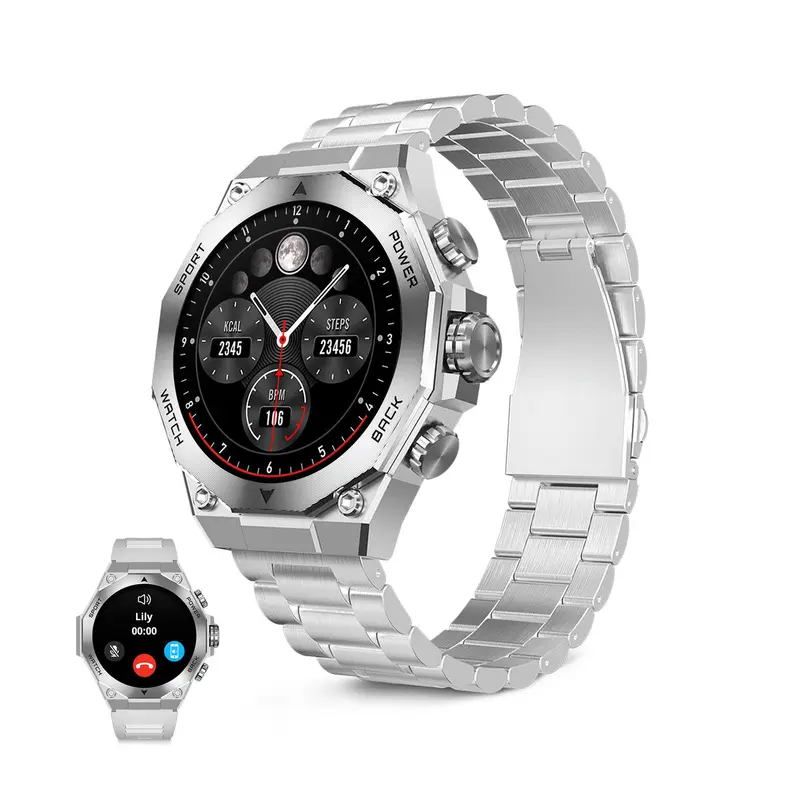 Smartwatch KSIX Zilverkleurig 1,43"