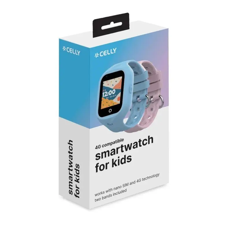 Smartwatch voor Kinderen Celly KIDSWATCH4G 1,4" Zwart