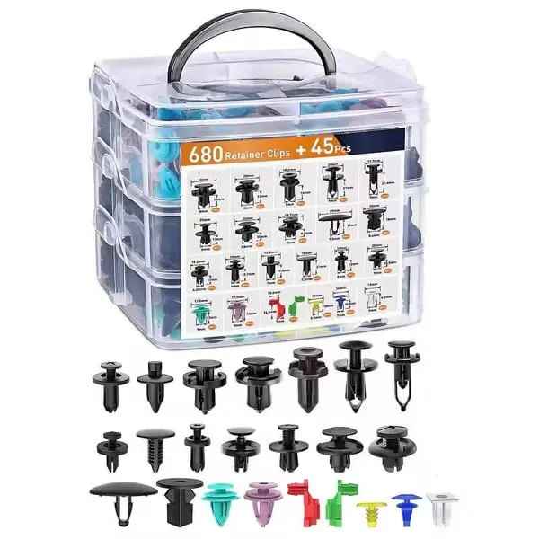 SnapGuard – 725 Stück Auto-Halteclips – Grundausstattung