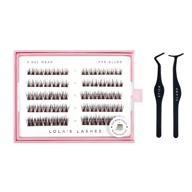 Soft Definition Brown Pre Glued Lashes Set