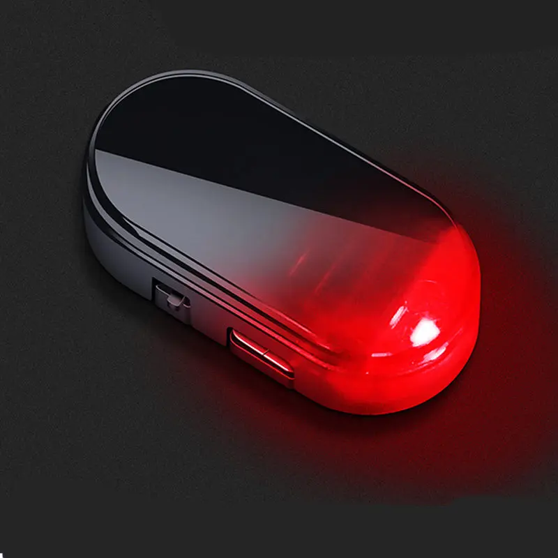 Solar LED Auto Alarmleuchte | Blinkende Sicherheitsanzeige für Auto | Automatischer Nachtsensor | Solar & USB-Aufladung | 2er- oder 4er-Set