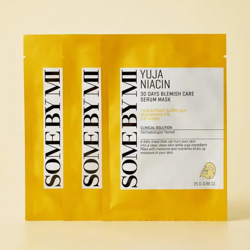 SOME BY MI Yuja Niacin Blemish Care Serum Mask 10 pieces
