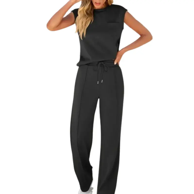 Sommer Loungewear Set für Damen | Weich & atmungsaktiv, leicht & luftig | Co-Ord Zweiteiler für Zuhause & unterwegs | Relaxed Fit