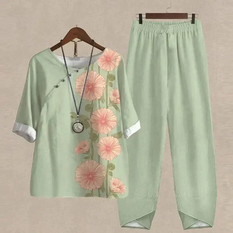 Sophie Damen-Zweiteiler mit Hemd & High-Waist-Hose | Elegantes Set mit lockerer Passform | Stilvoll & bequem