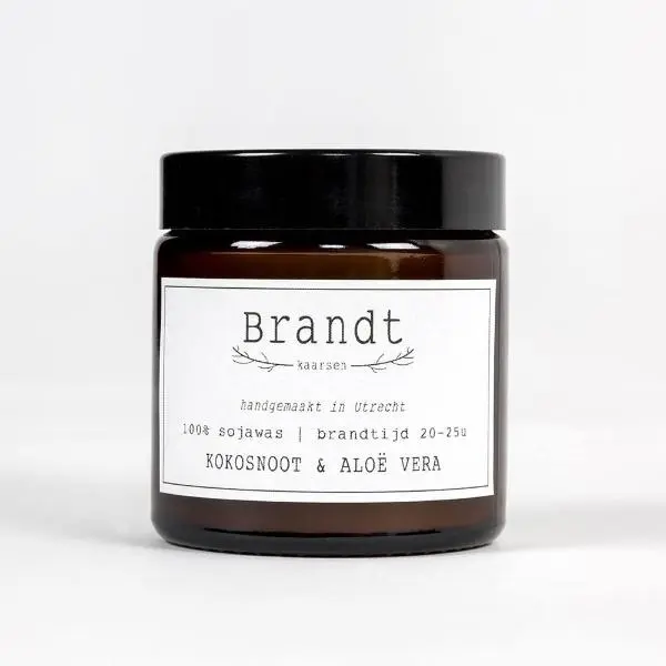 Soy Wax Candle - Kokosnoot & Aloe Vera