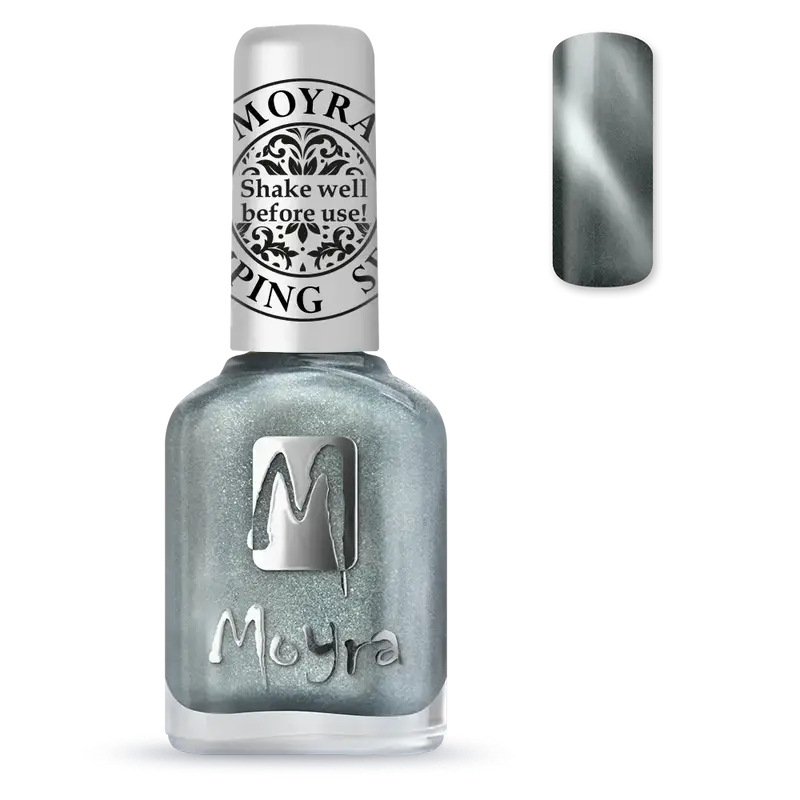Stamping Nail Polish Cat Eye SP30 Magnetic Silver