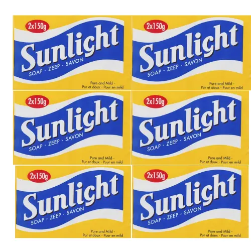 Sunlight huishoudzeep - 2x 150 gram- voordeelverpakking 6 pakjes