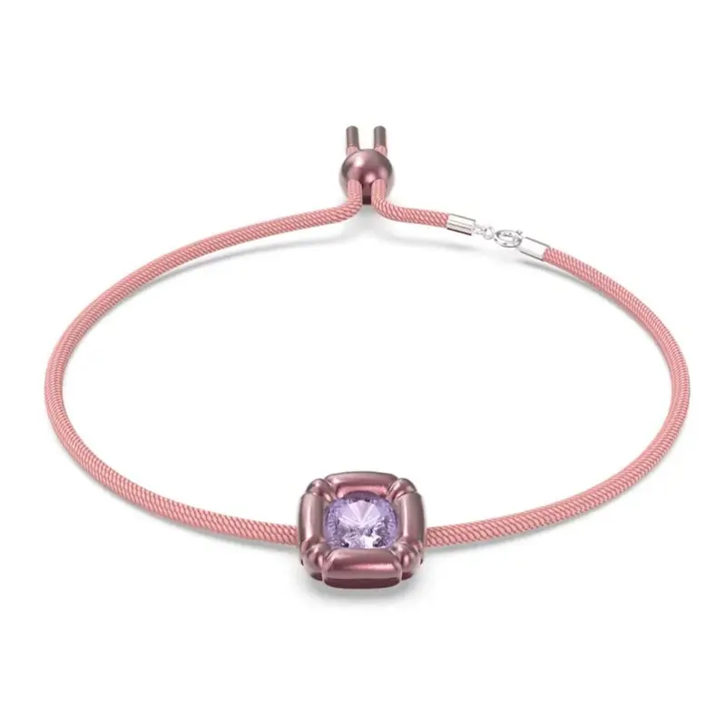 Swarovski 5626400 Ketting Dames - Roze Stof 45 cm