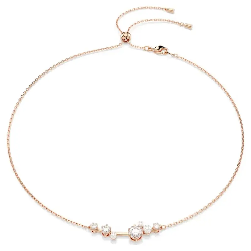 Swarovski Constella 5729504 Dames Ketting Rosé Goud Kristal
