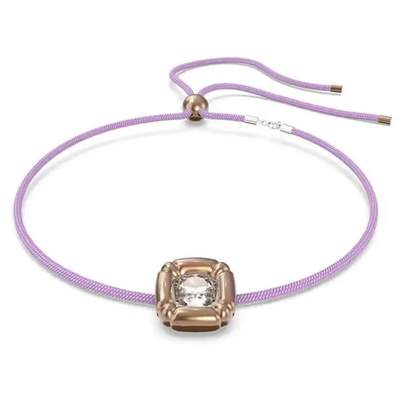Swarovski Ketting Dames 5601585 - Roze Verstelbaar 42-57 cm