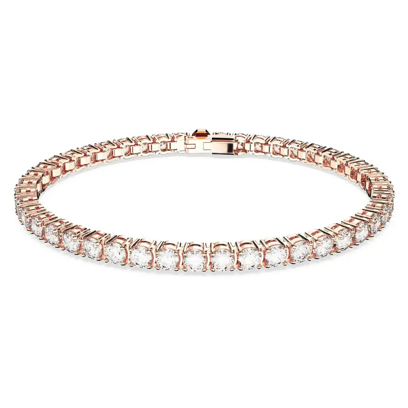 Swarovski Matrix 5657661 Dames Tennisarmband Roségoud Kristal