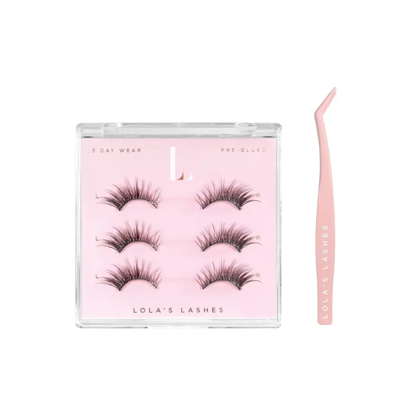 Tapered Flick Pre-glued Half Lashes Set