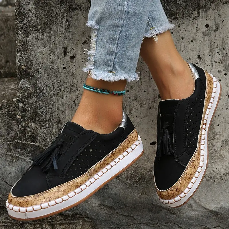 Tasselina™ – Stilvolle Damen Loafer mit dekorativen Quasten