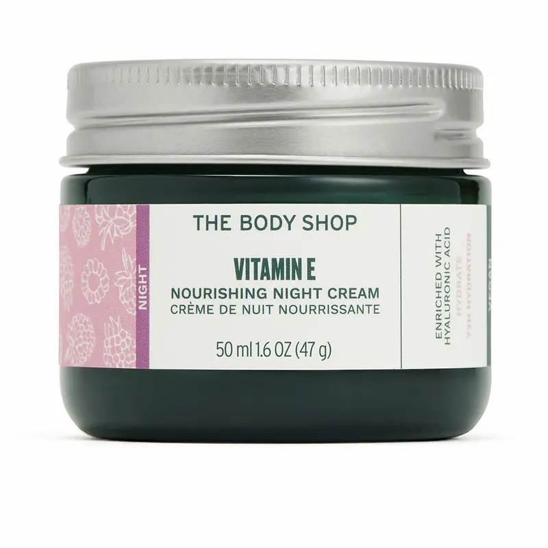 The Body Shop Vitamin E Geavanceerde Hydratatie Uniseks REF-VIT-E-50N Nachtcrème 50 ml