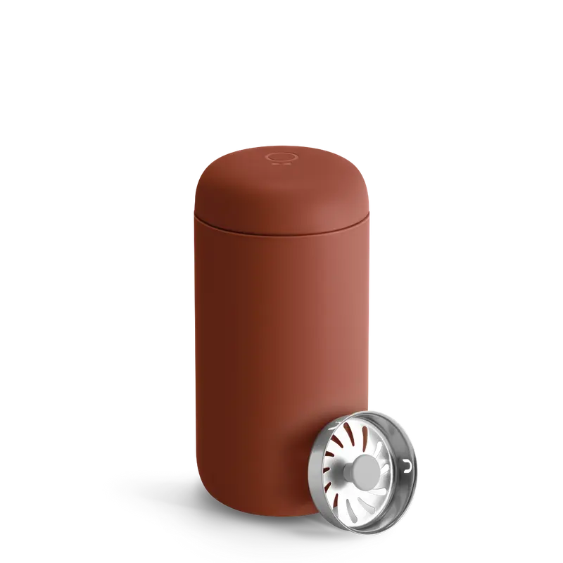 Thermobecher 437 ml | Edelstahl-Isolierbecher mit Spritzschutz und BPA-freiem Deckel für unterwegs