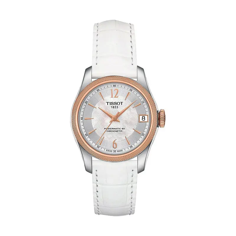 Tissot Ballade COSC Dameshorloge Ø 32 mm - Zwitsers Gecertificeerde Chronometer Parelmoer