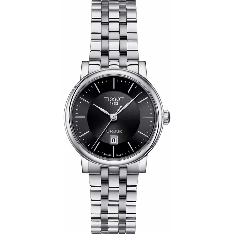 Tissot Carson Automatic Dameshorloge - Automatisch Saffier Roestvrij Staal Ø 30 mm