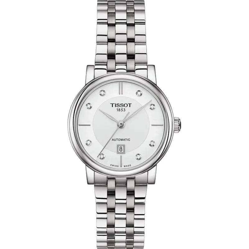 Tissot Carson Automatic W-Diamonds Dameshorloge Ø 30 mm - Zwitsers Automatisch met Diamanten