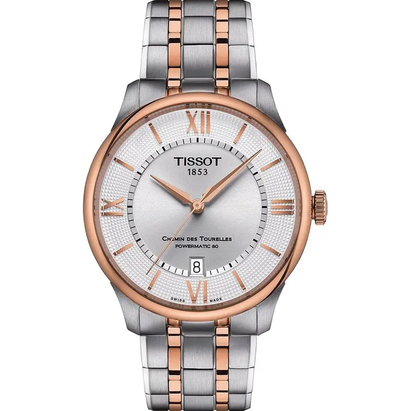 Tissot Chemin des Tourelles Powermatic 80 Herenhorloge Ø 39 mm Premium - Zwitsers Automatisch Saffier