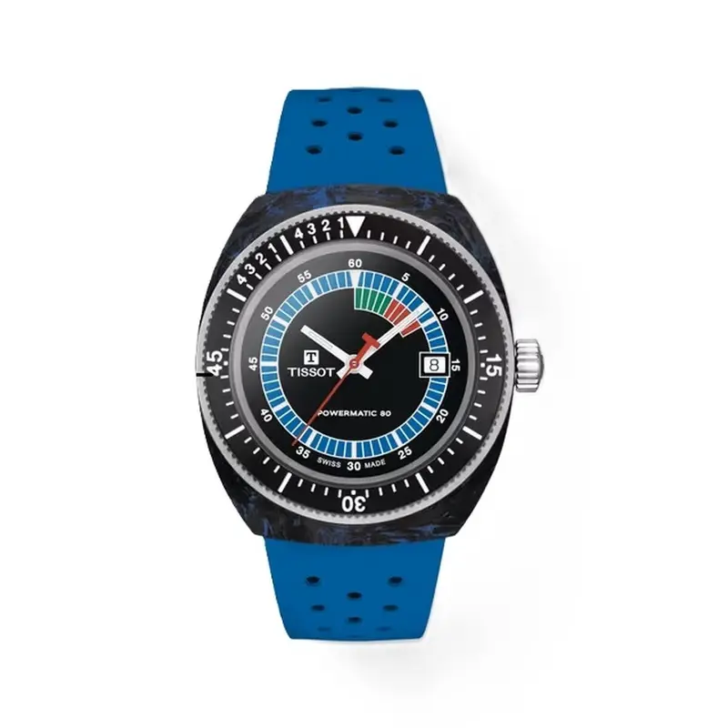 Tissot Sideral S Automatic Herenhorloge - Avant-Garde Zwitsers Automatisch Blauw