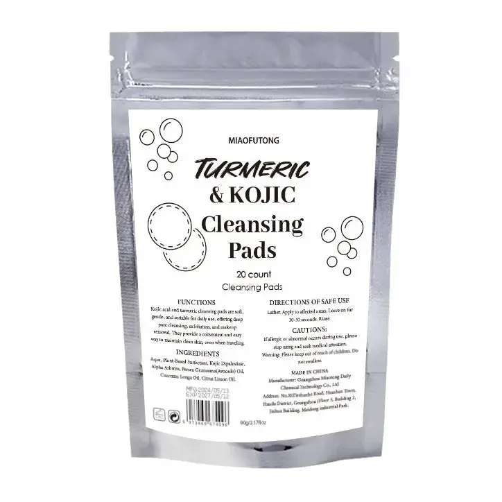 Turmeric & Kojic Exfoliating Dissolvable Cleansing Pads