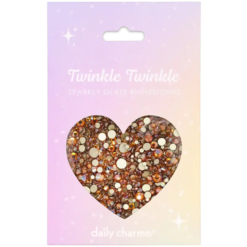 Twinkle Twinkle Rhinestone Amber Glow