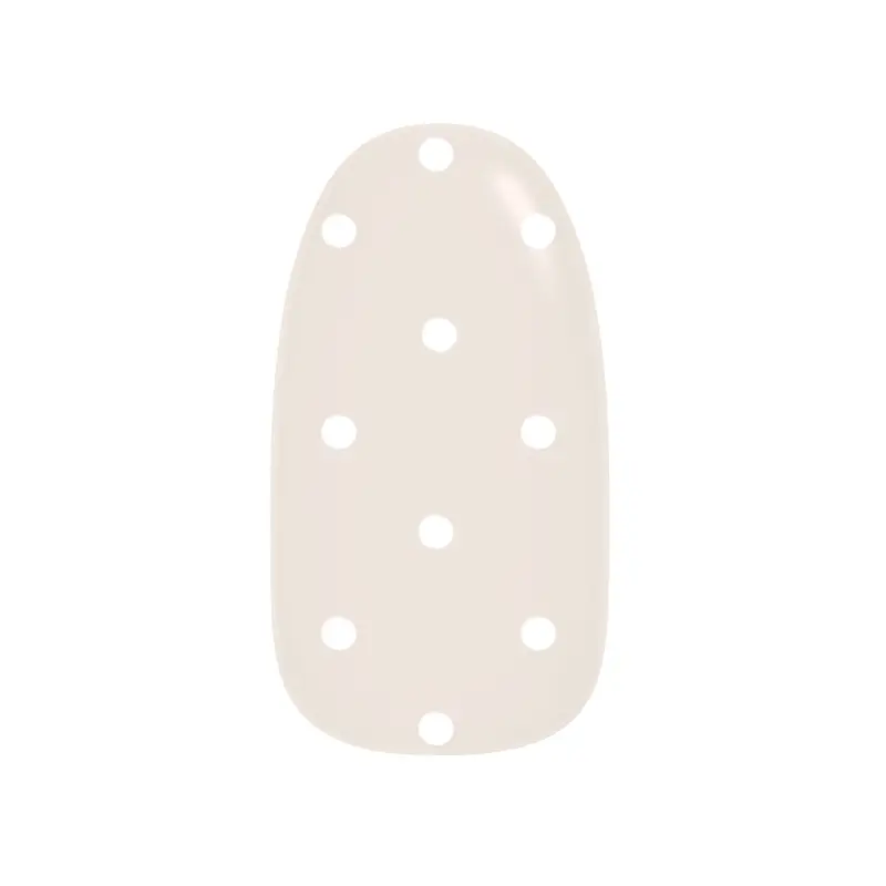 UV Gel Nail Strips Dot Dot White