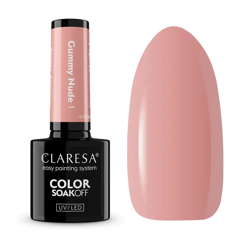 UV/LED Nail Polish Nude Glow Gummy Nude 1