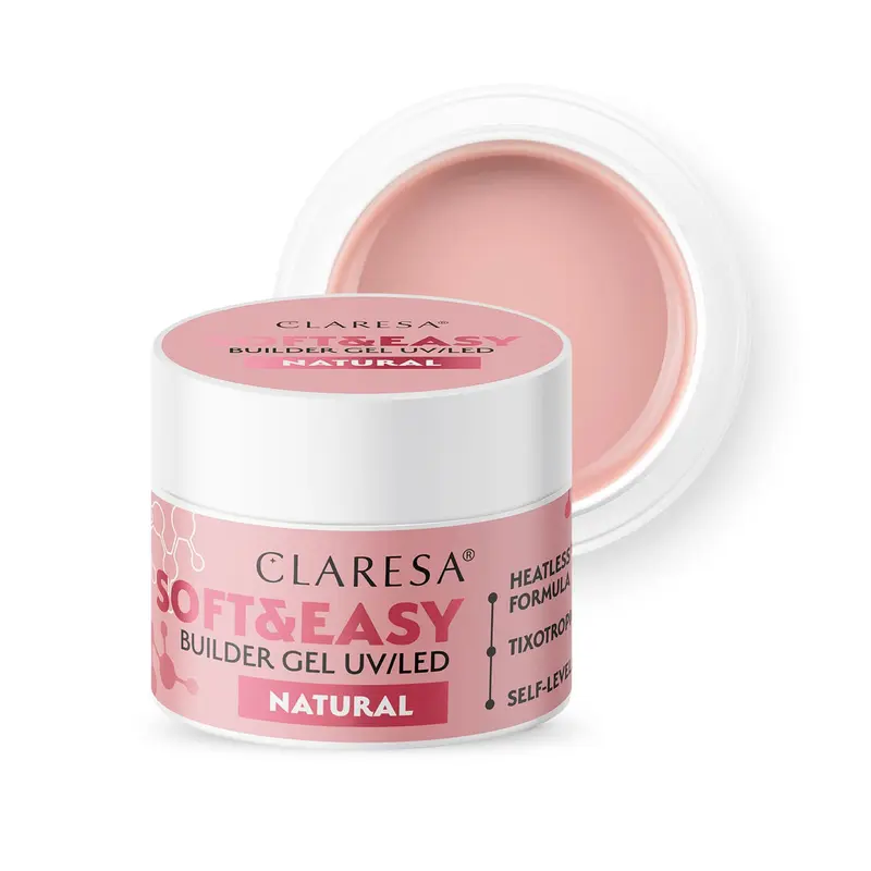 UV/LED Soft & Easy Builder Gel Naturel 12g