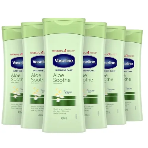 Vaseline Aloe Soothe Bodylotion - 6  x 400 ml