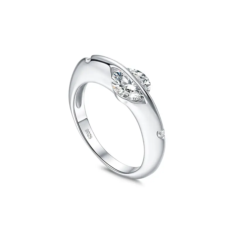 Verstellbarer Sternring aus 925 Silber | Drehbarer Stern für Damen & Herren | Nickelfrei, hautfreundlich & zeitlos