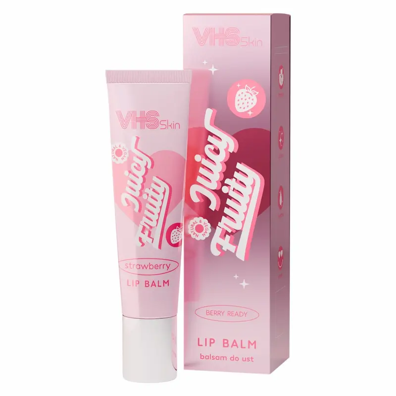 Vhs Lip Balm Juicy Fruity Strawberry 10ml