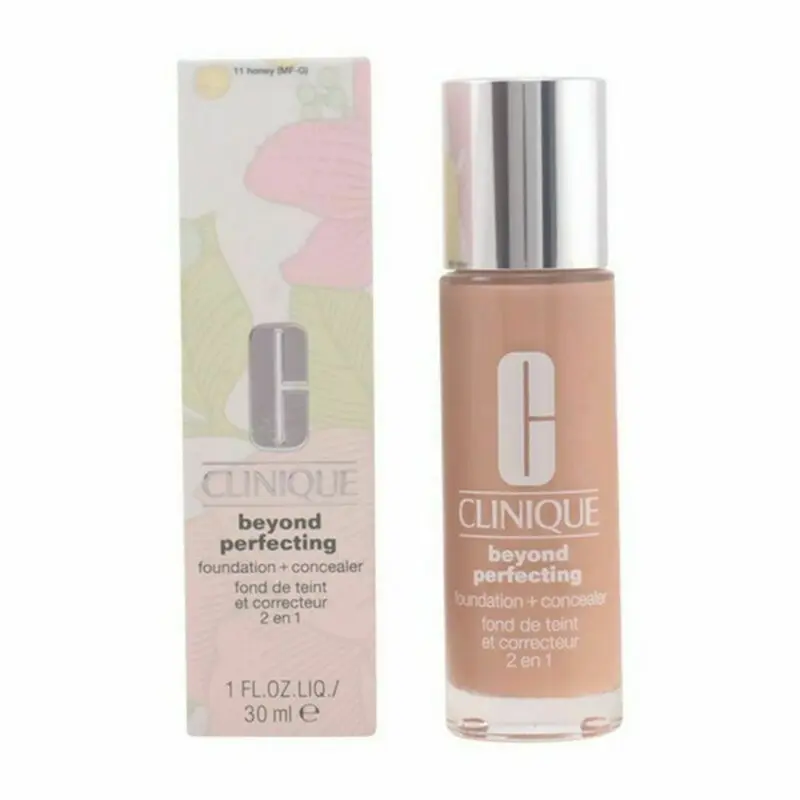 Vloeibare Foundation Clinique Beyond Perfecting 11-Honey Nº 11-Honey 30 ml Gezichts Corrector