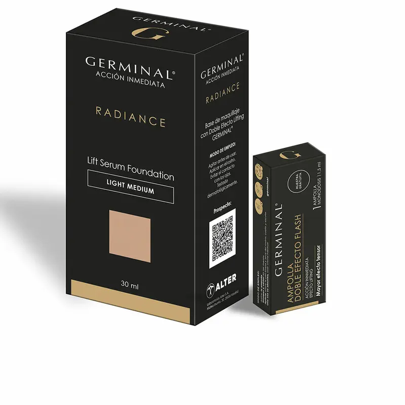 Vloeibare Foundation Germinal ACCIÓN INMEDIATA RADIANCE 2 Onderdelen