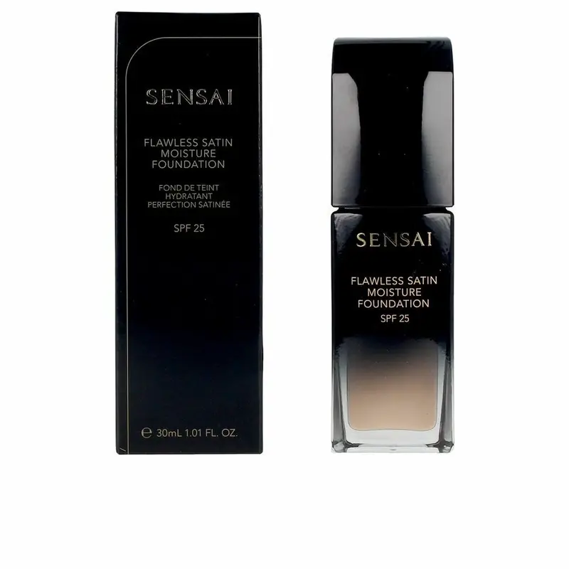 Vloeibare Foundation Kanebo Sensai Nº 202-Ochre Beig Fs202-Ochre Beige Spf 25 Spf 20 30 ml