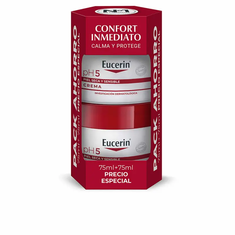 Vochtinbrengende Body Crème Eucerin PH5 75 ml 2 Stuks