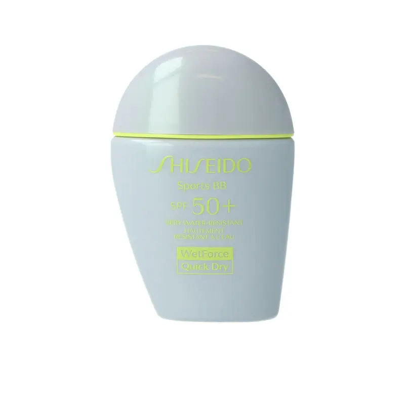 Vochtinbrengende Crème Make-Up Effect Sun Care Sports Shiseido SPF50+ (12 g)
