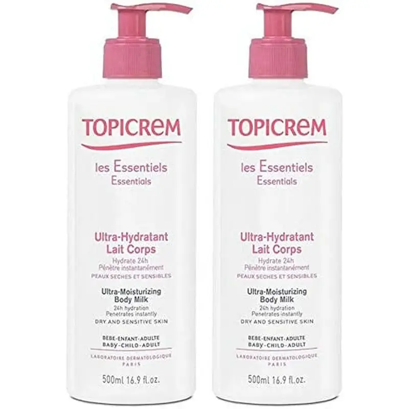 Vochtinbrengende Lichaamsmelk Topicrem   500 ml 500 ml x 2
