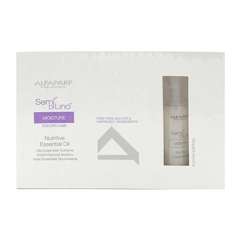 Vochtinbrengende Olie Alfaparf Milano Semi Di Lino (6 x 13 ml)